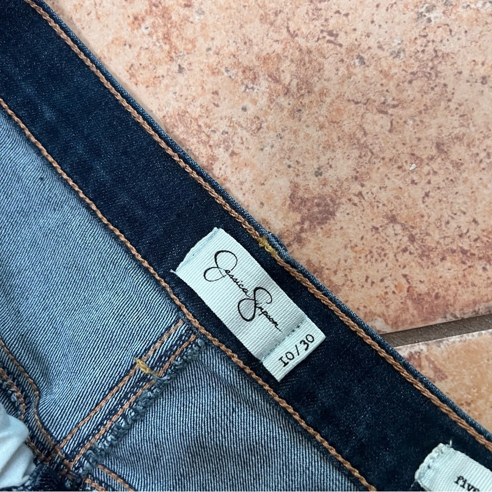 Jessica Simpson Dark Blue Flare Jeans - Picture 3 of 4